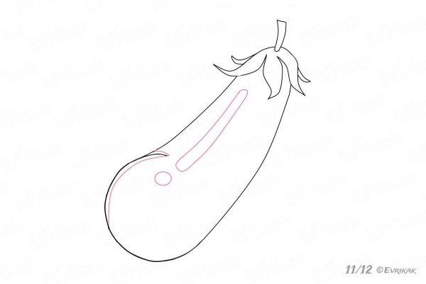 Баклажан рисунок