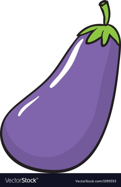 Рисование для детей баклажан