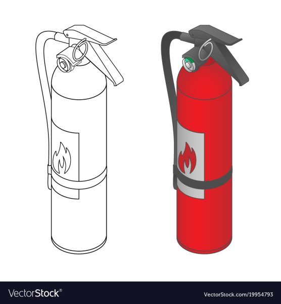 Разукрашенный огнетушитель