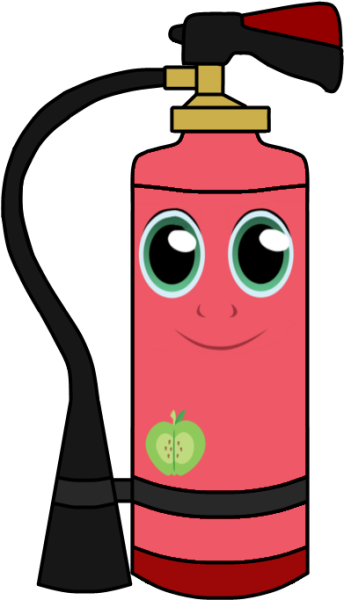 Огнетушитель с глазками для детей