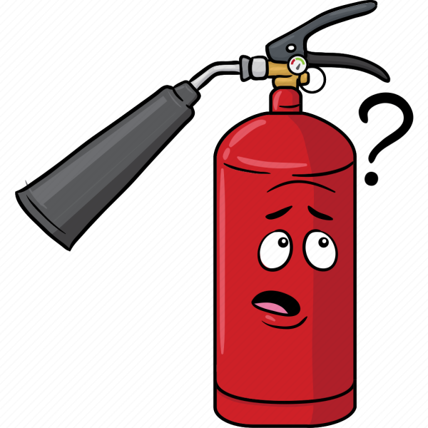 Смешной огнетушитель