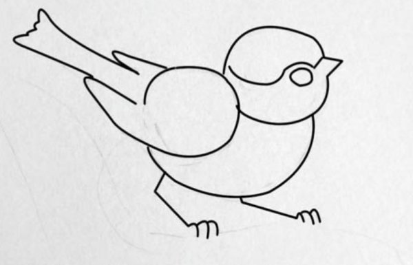 Раскраска для малышей. Птицы