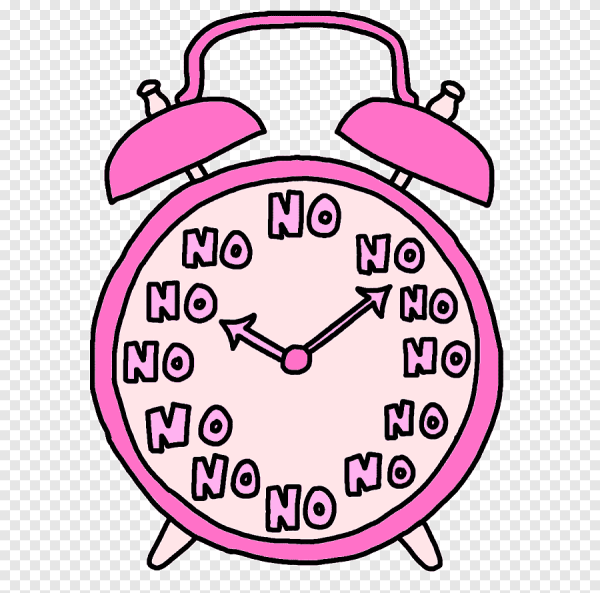 Розовые часы для метрики