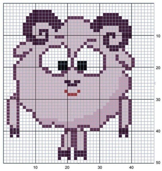 Схема плед с2с Лисенок