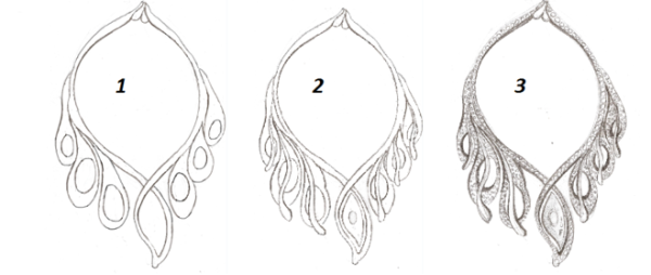 Украшение рисунок по этапно