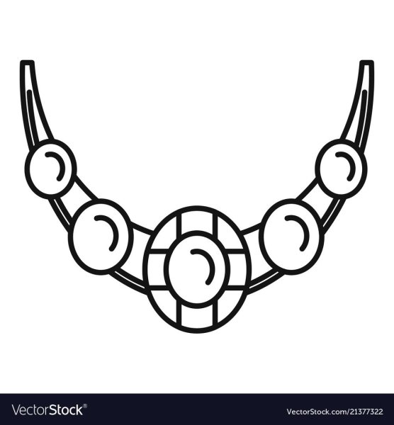 Колье контур