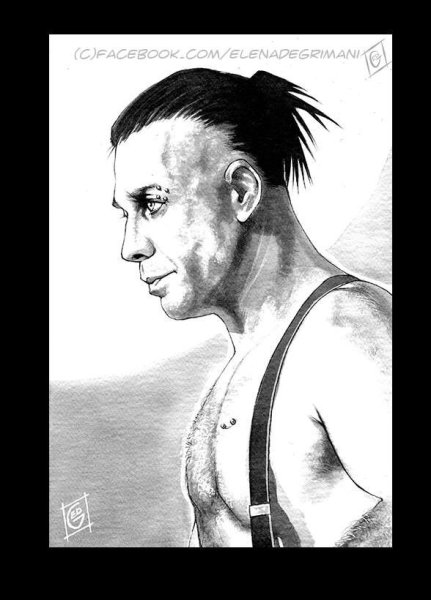 Кристоф Шнайдер и Рихард Круспе арт