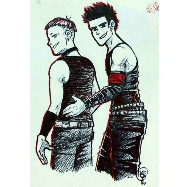 Тилль Линдеманн арт аниме