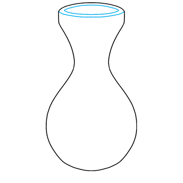 Ваза срисовать