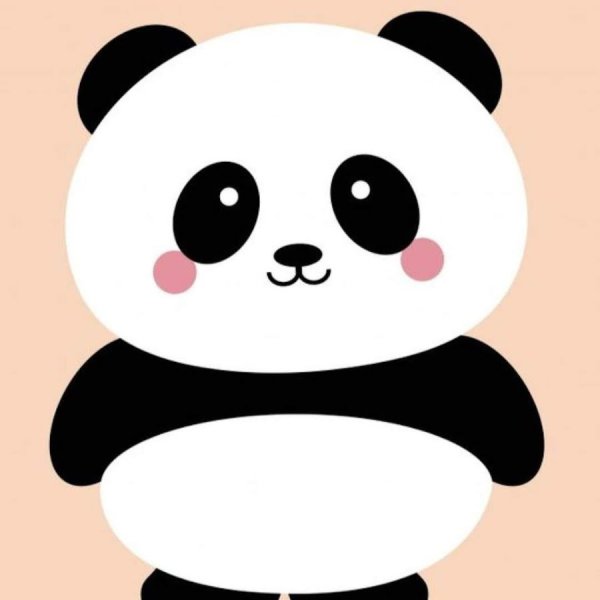 Рисунок панды для срисовки легко