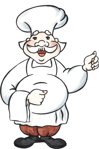 Повар нарисовать ребенку