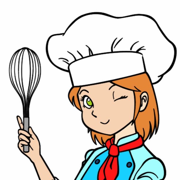 Трафарет повара на кухне