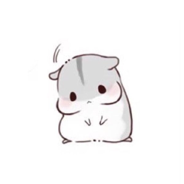 Хомячок милый мультяшный