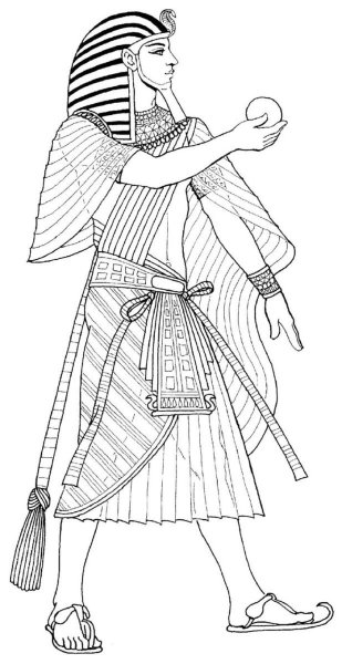 Костюм фараона древнего Египта