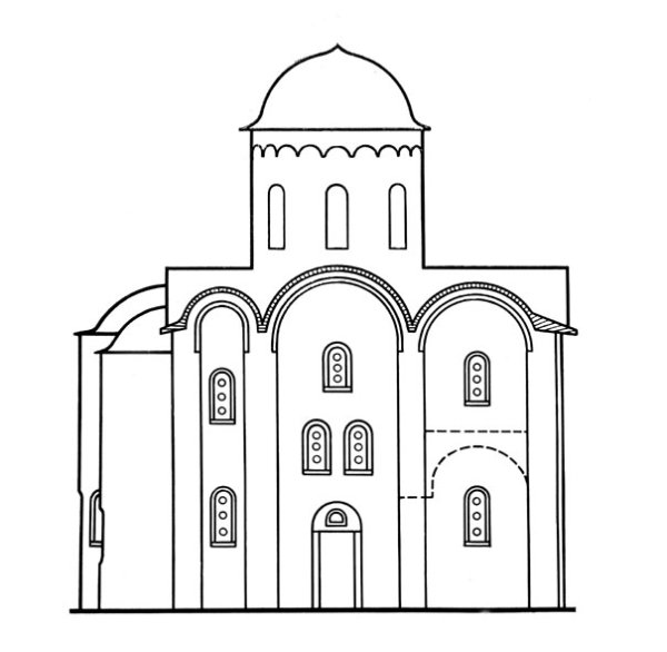 Храм раскраска для детей