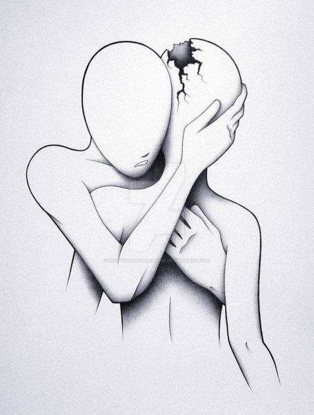 Грустные рисунки