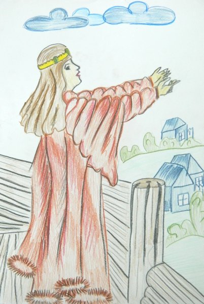 Иллюстрация к балету Ярославна