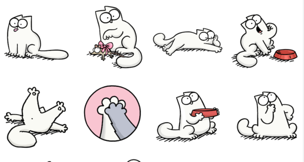 Милый котик рисунок для срисовки