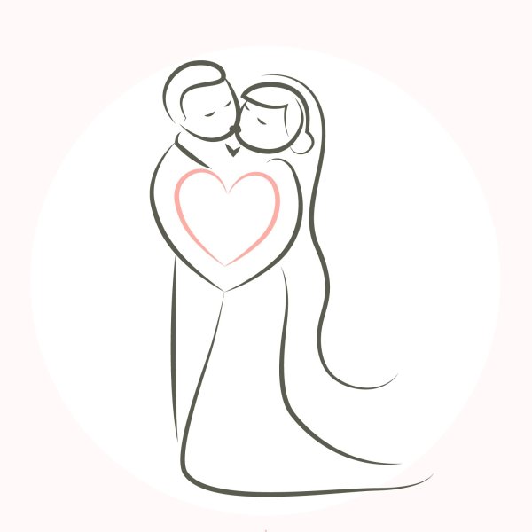 Несложные рисунки на свадьбу