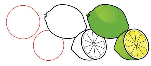 Рисование фруктов акварелью