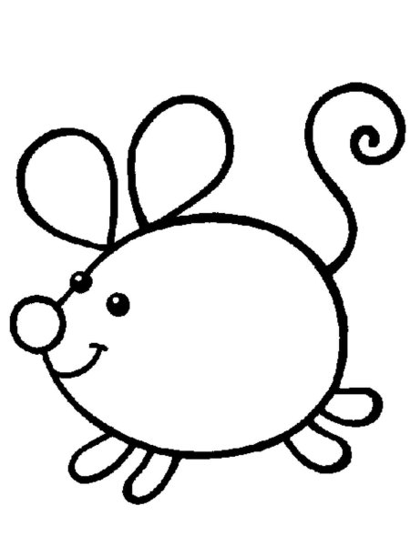 Петушок. Раскраска