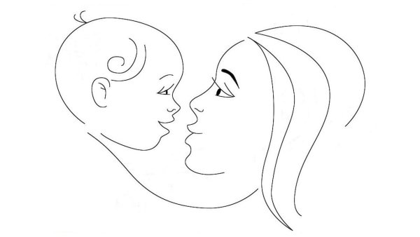 Рисунок ко Дню матери