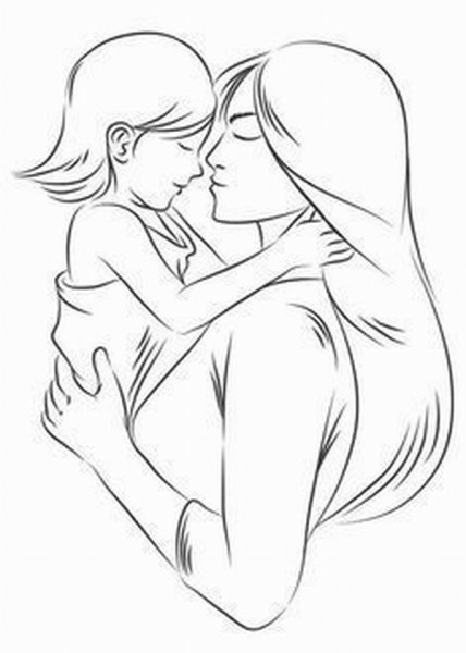 Маленькие рисуночки ко Дню матери