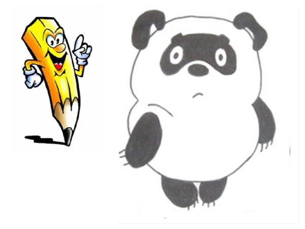 Винни пух рисунок карандашом