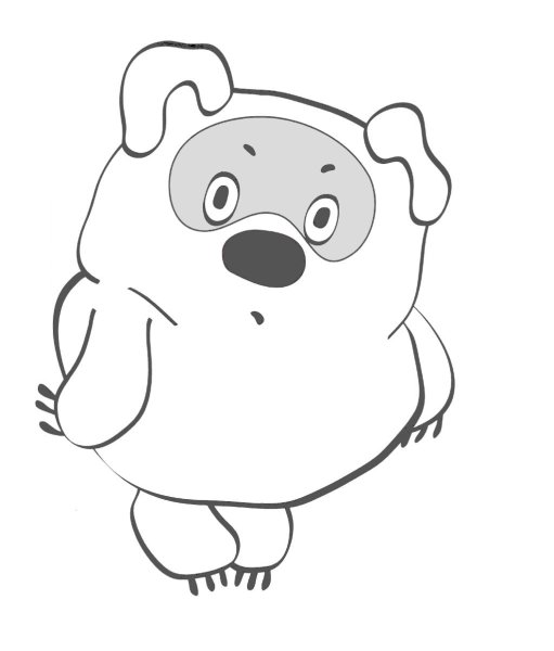 Винни пух для срисовки