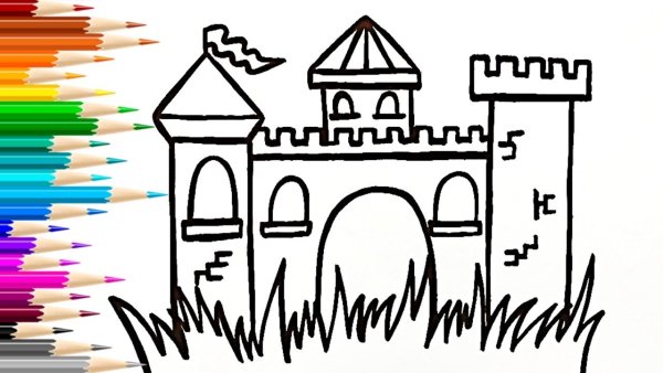 Лёгкий Рыцарский замок для детей