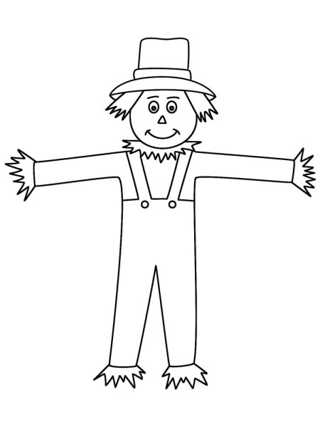 Нарисовать пугало