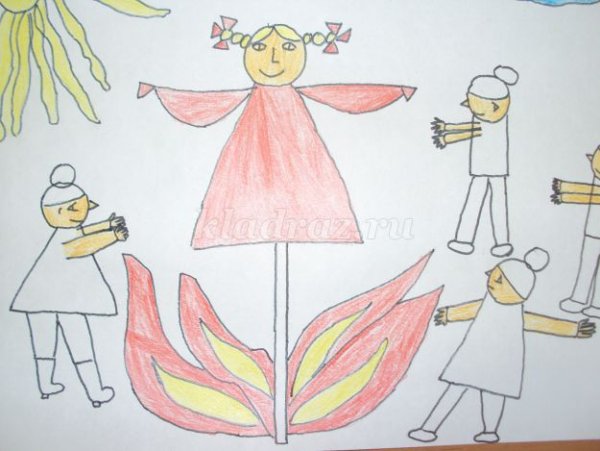 Чучело огородное чб