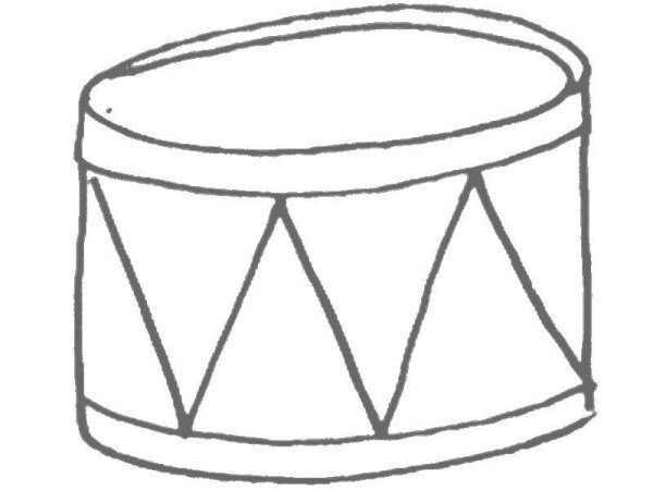 Рисование барабан