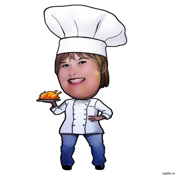 Повар раскраска для детей