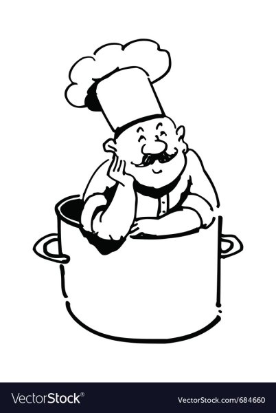 Повар для срисовки