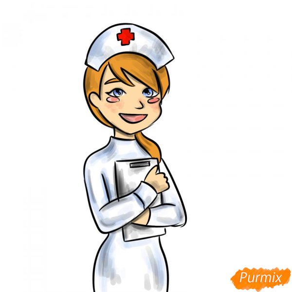 Доктор раскраска для детей