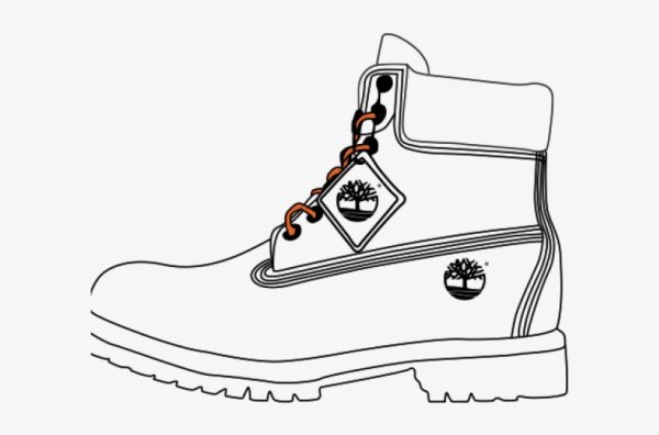 Ботинок карандашом для детей