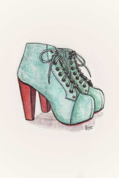 Обувь для срисовки
