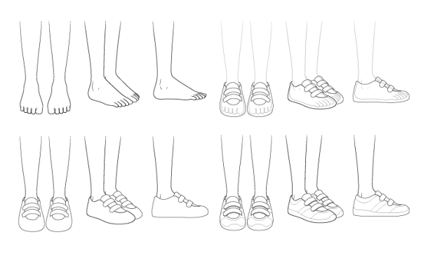 Кеды референс спереди