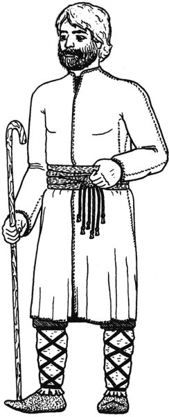 Эскиз русского народного костюма