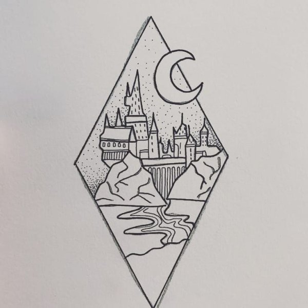 Татуировки на тему Гарри Поттера Слизерин