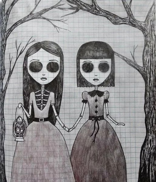 Страшные рисунки карандашом