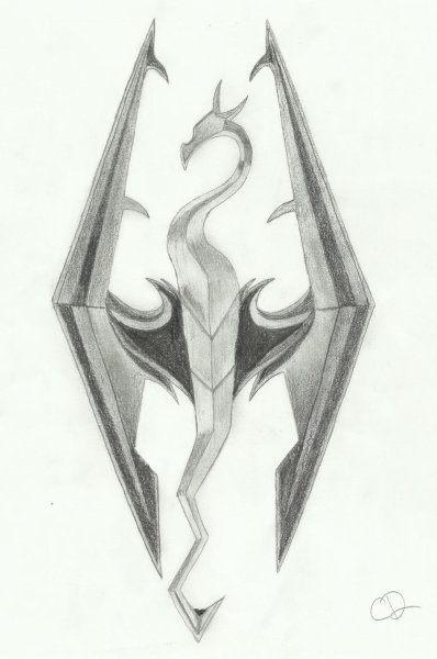 Скайрим эскизы