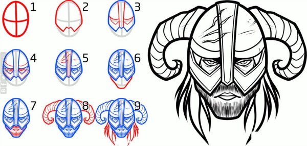 Рисуем Довакина