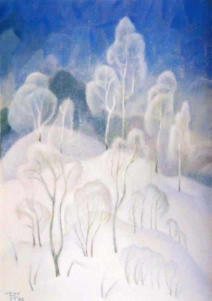 Борис Смирнов Русецкий художник зима
