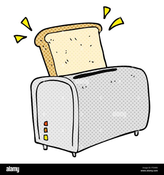 Раскраска тостер