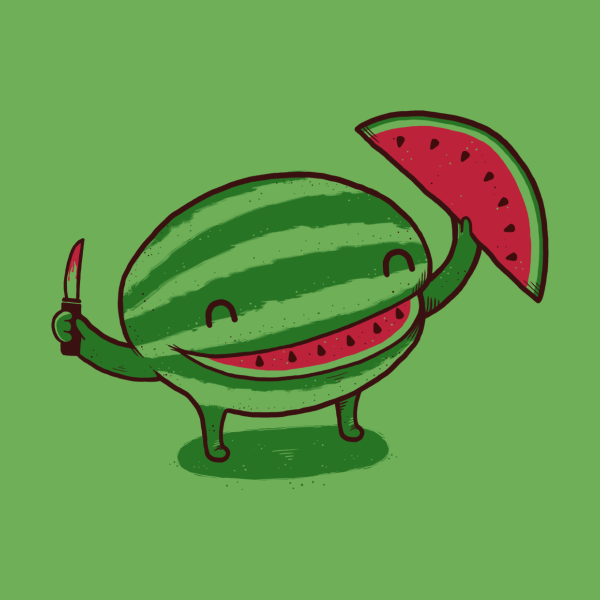 Рисование маркерами Арбуз