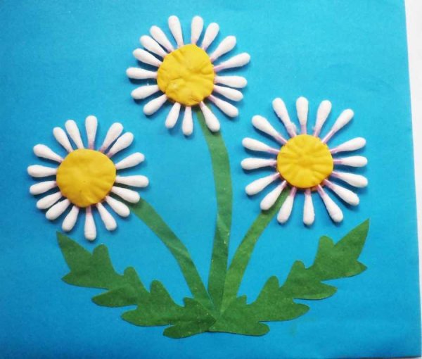 Поделки из ватных палочек