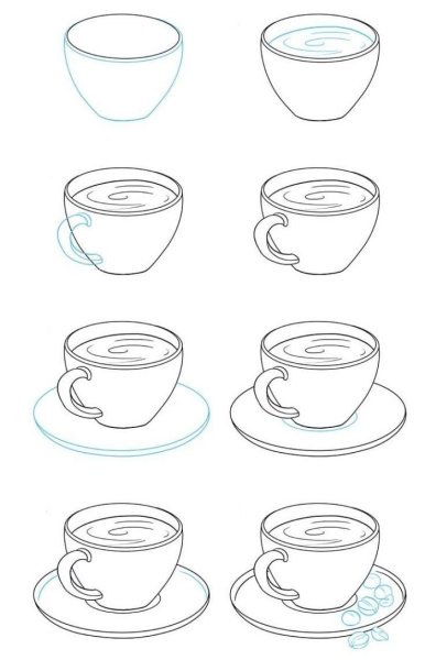 Рисунок кружки