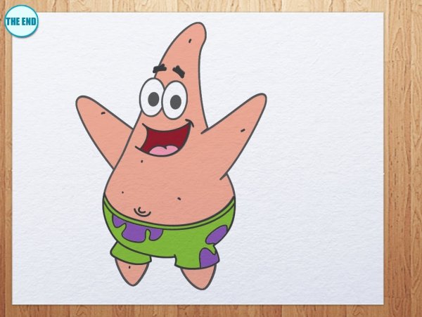 Патрик картинки для срисовки